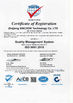 Chine ZHEJIANG XINCHOR TECHNOLOGY CO., LTD. certifications